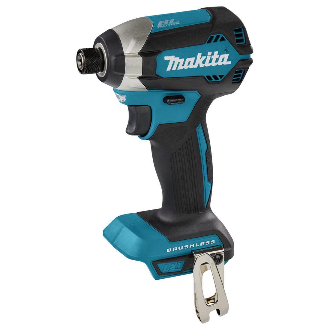 Makita 18V Brushless Twin Pack Combi Drill & Impact Driver With 2 x 4.0Ah Battery & 100 Piece Drill Set T4TKIT-16184