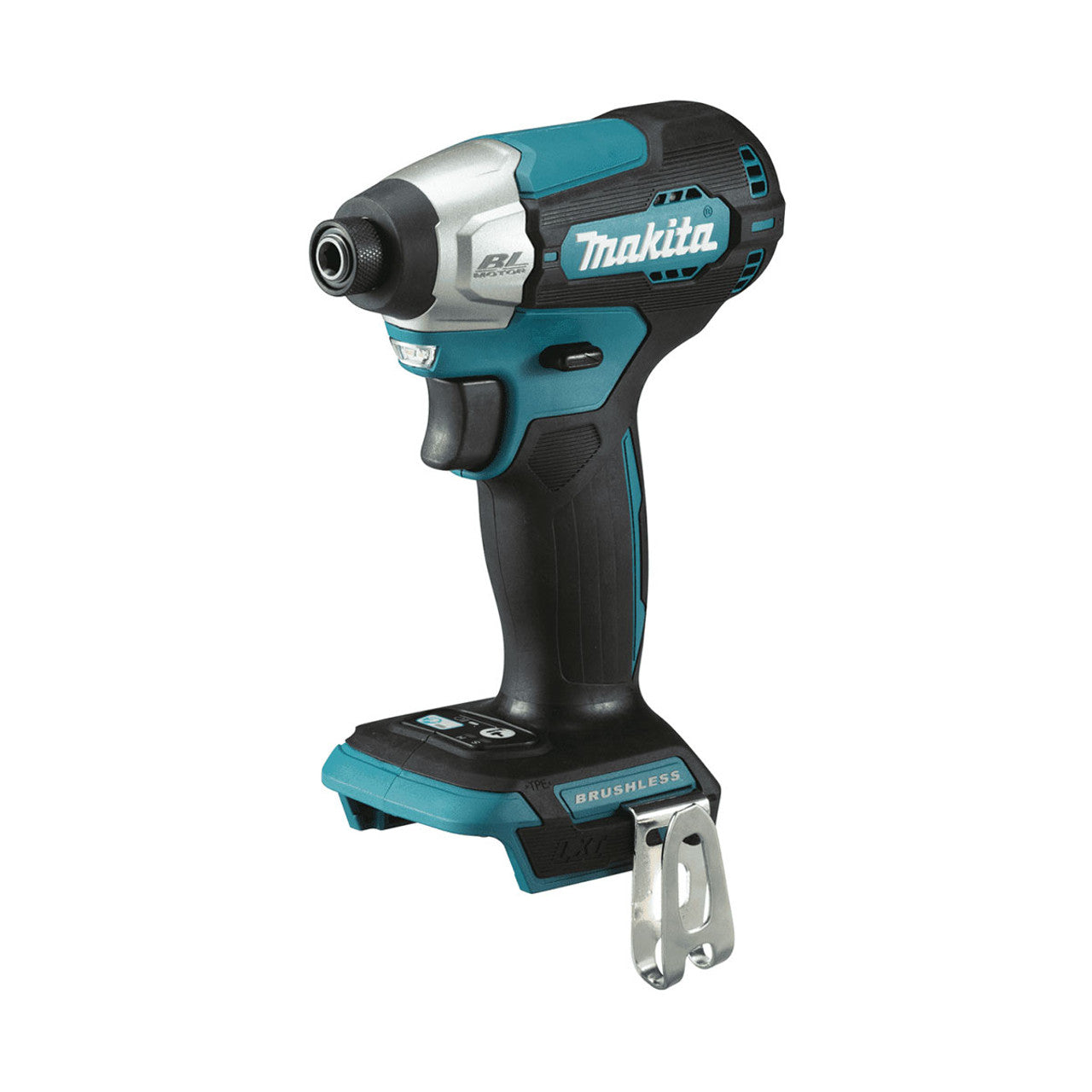 Makita DLX2414ST 18V Brushless Twin Pack Combi Drill & Impact Driver With 2 x 5.0Ah Battery & 100 Piece Drill Set