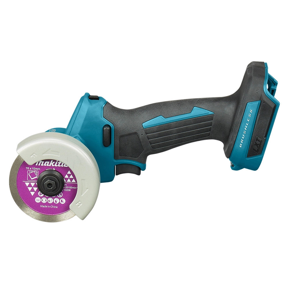 Makita DMC300Z 18V 76mm Brushless Disc Cutter With 1 x 5.0Ah Battery Charger & Bag