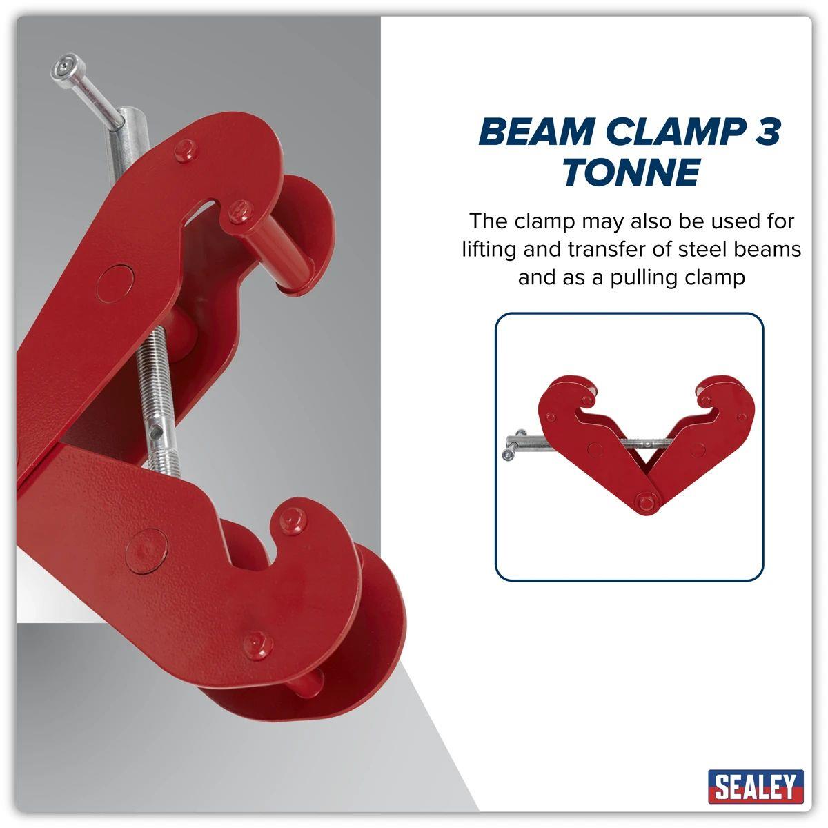 Sealey BC3000 Beam Clamp 3 Tonne