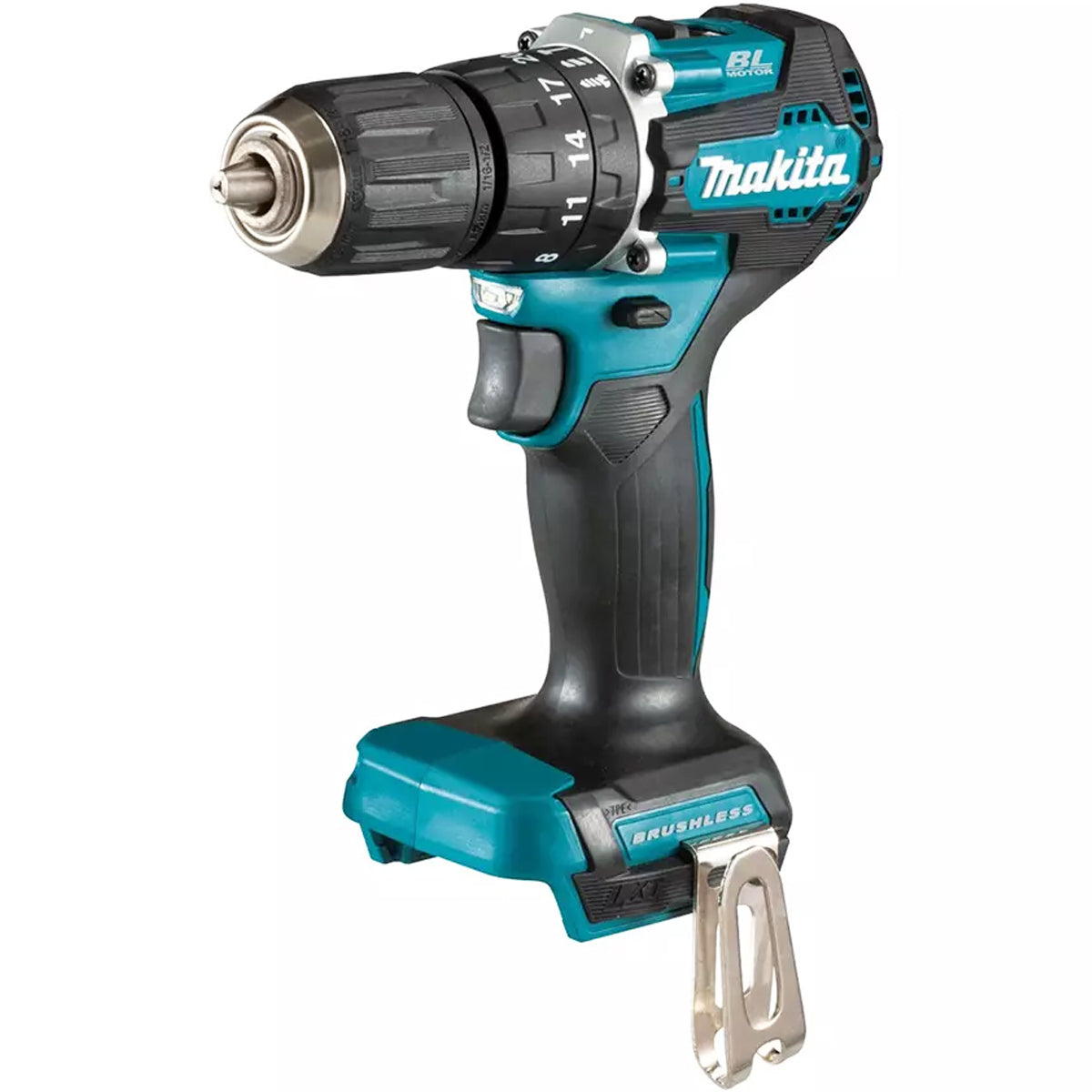 Makita DHP487RTX4 18V LXT Brushless Combi Drill With 1 x 5.0Ah Battery & Charger