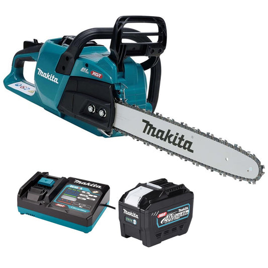 Makita UC026GZ 40V Max XGT Brushless Chainsaw with 1 x 8.0Ah Battery & Charger