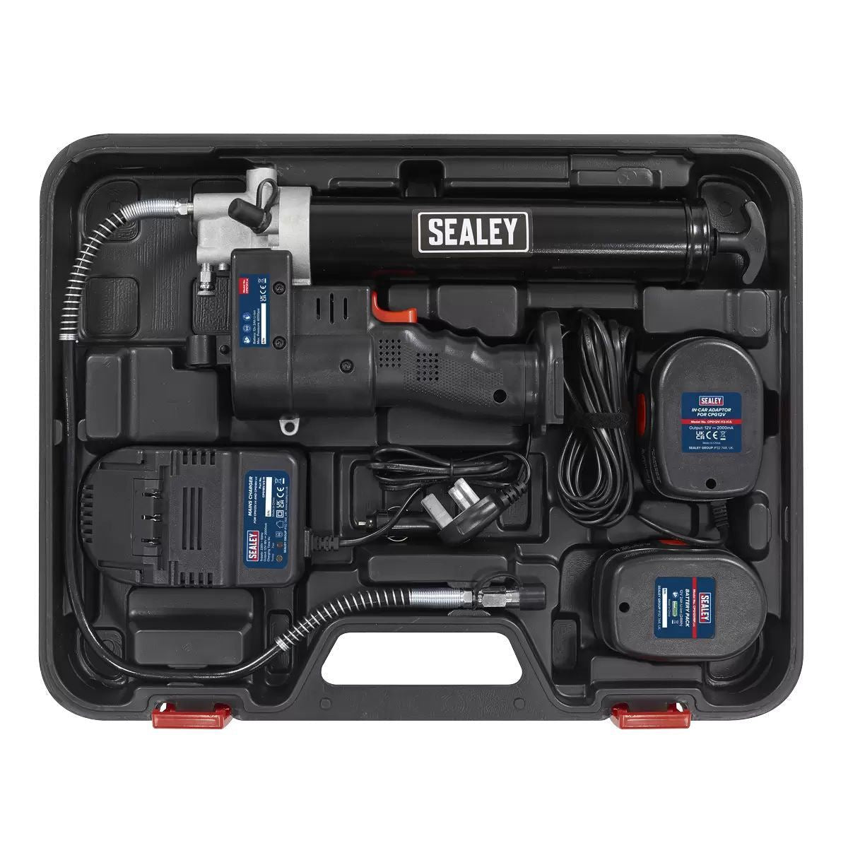 Sealey CPG12V 12v Cordless Grease Gun