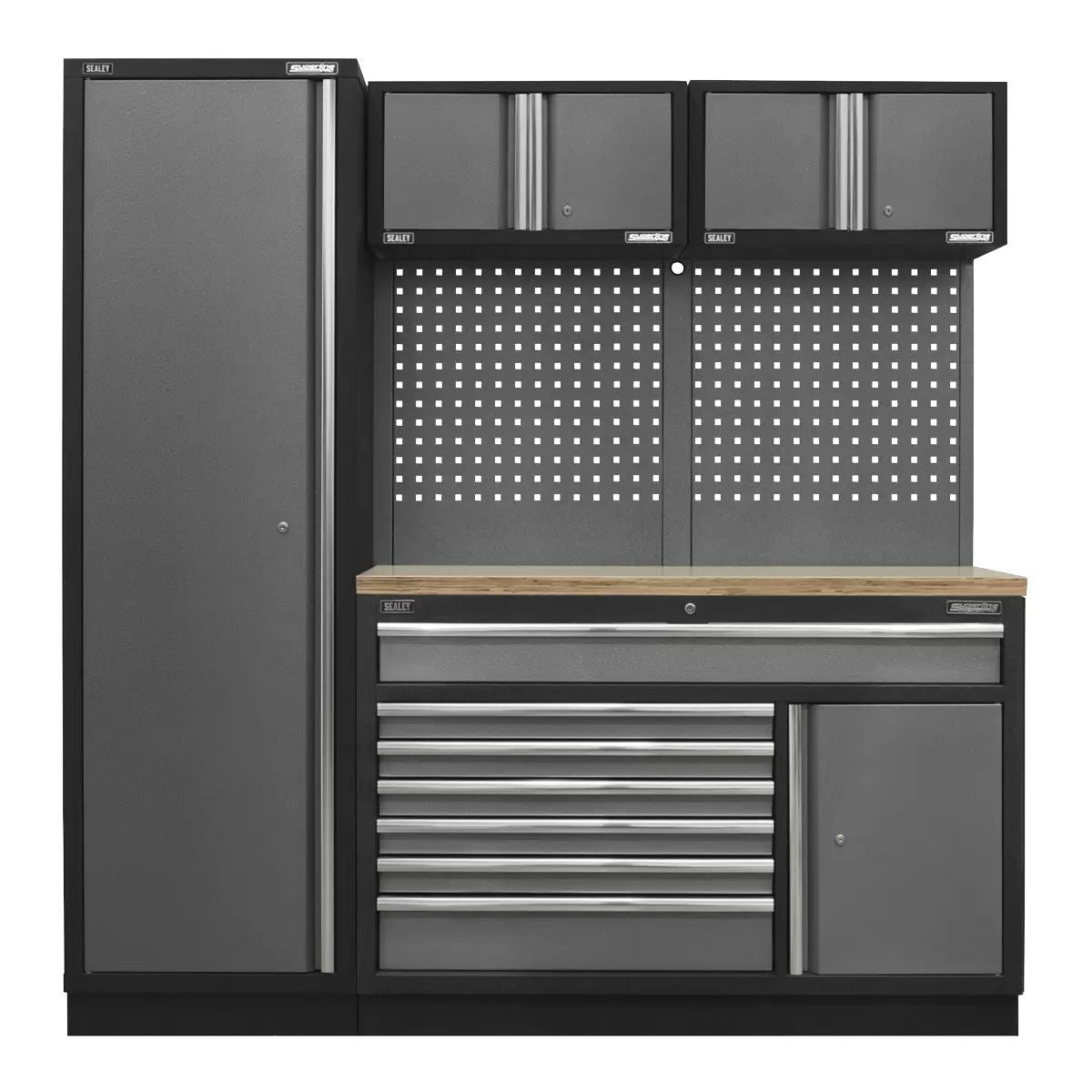 Sealey APMSSTACK10W Superline Pro 1.96m Storage System Pressed Wood Worktop20785