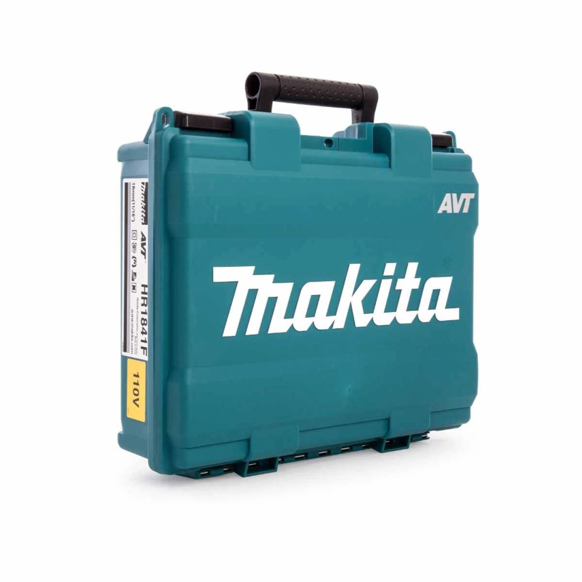 Makita HR1841F/2 Rotary Hammer 18mm 2-Mode SDS Plus with Carry Case 470W/240V