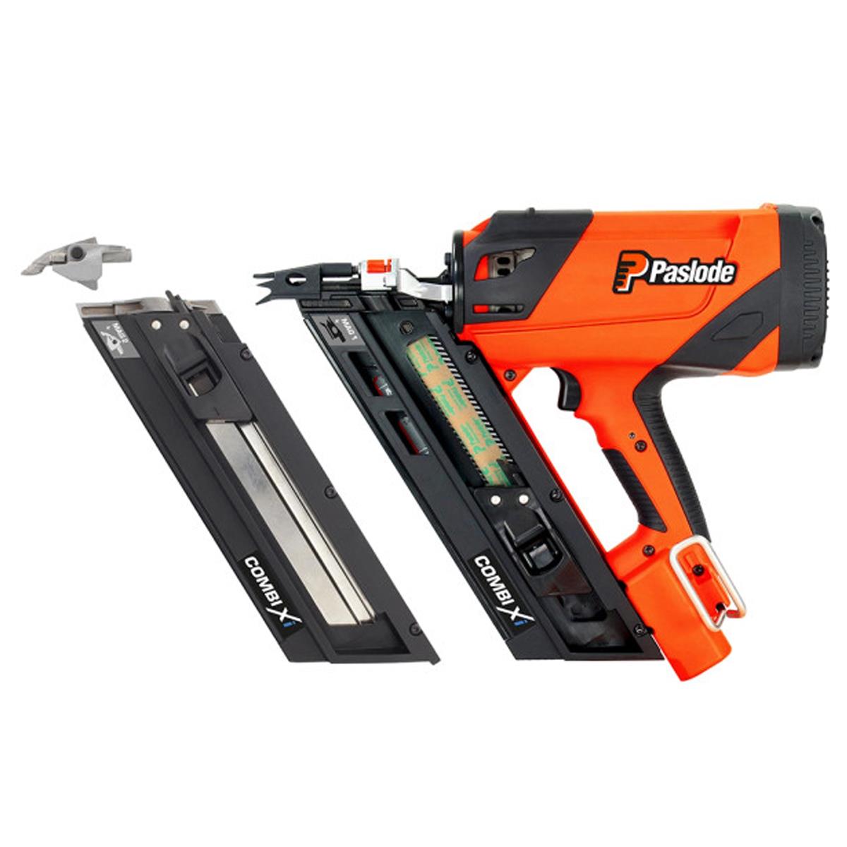 Paslode 014012 Combi Xi 2-In-1 Wood & Metal First-Fix Framing Nailer with 1 x 2.1Ah Battery, Charger & Case