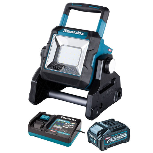Makita ML003G 18V / 40Vmax LXT / XGT Cordless LED Work Light with 1 x 4.0Ah Battery & Charger