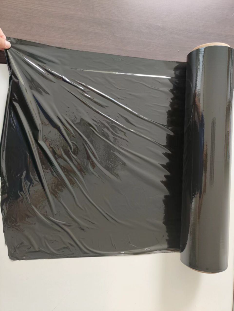 Black Pallet Wrap Parcel Packing Rolls Stretch Film 500mm x 200m Pack of 8