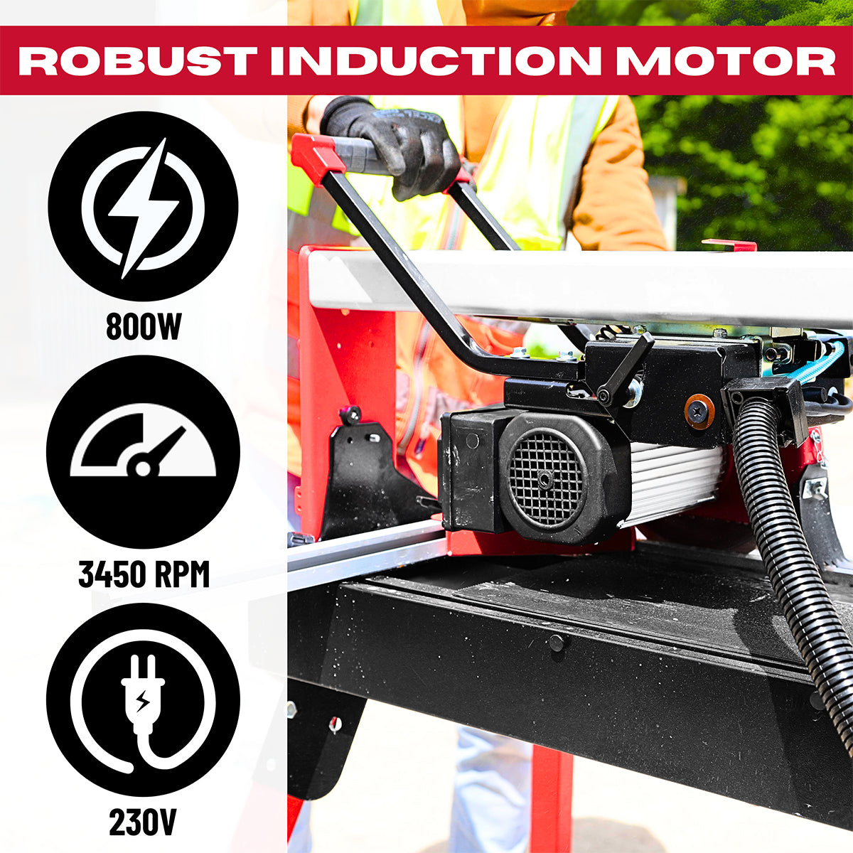 Excel 920mm Wet Tile Cutter Bridge Saw 230V/800W