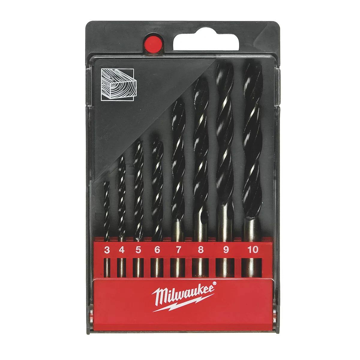 Milwaukee Brad Point Wood Drill Bit Set 8 Piece 4932352466