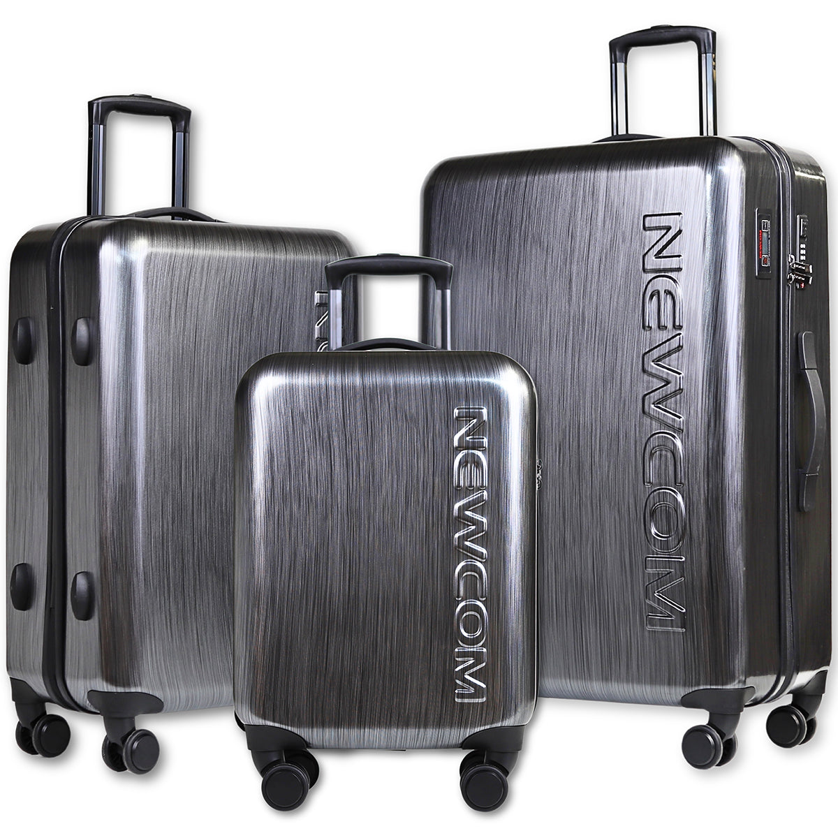 Newcom Hard Shell Trolley Suitcase 20/24/28