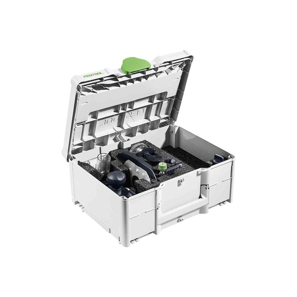 Festool OF 1010 REBQ-Plus 230V GB Router Cutter - 578004 With Accessories Set & Guide Rail FS 800/2