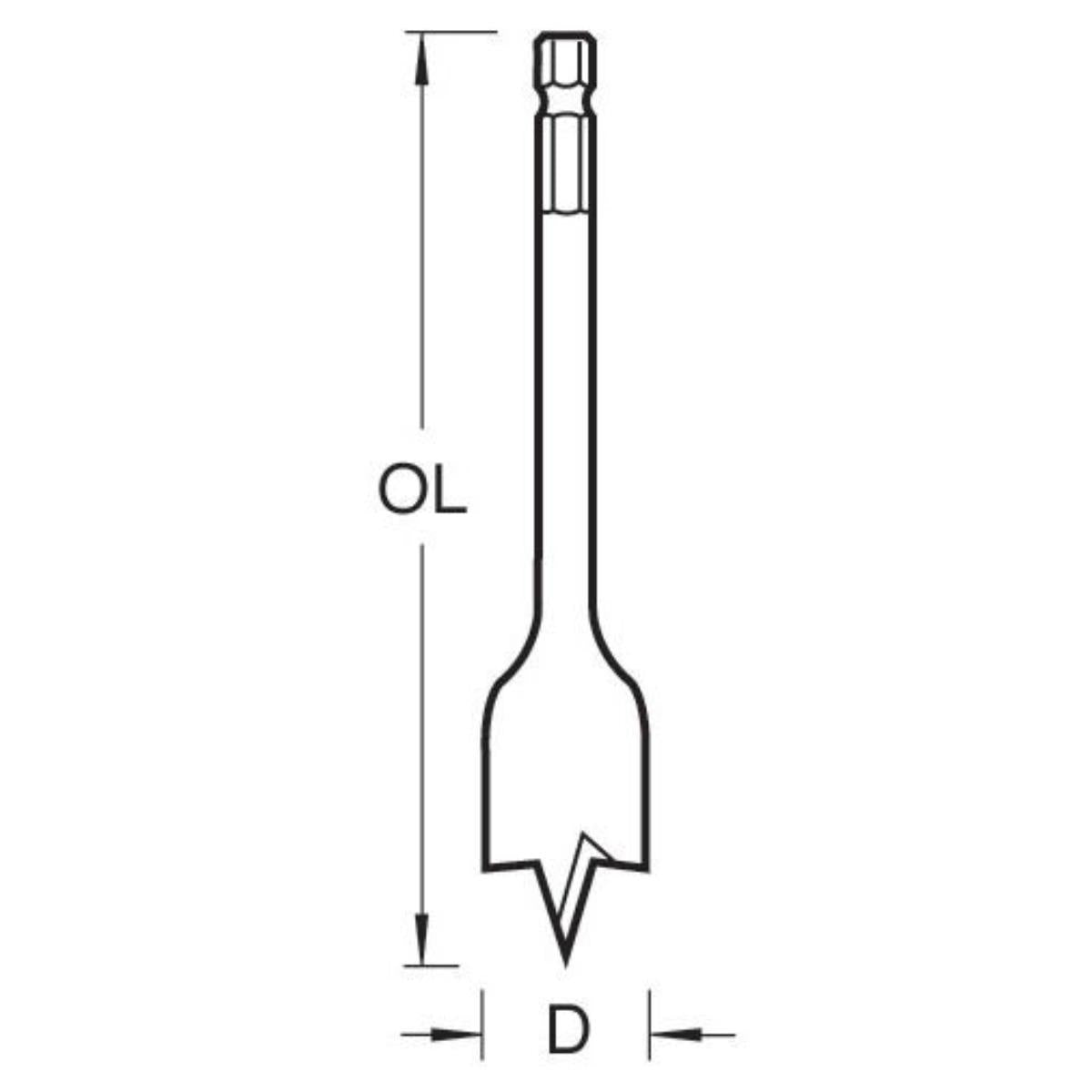 Trend SNAP/FB/19 Snappy Flat Bit 19mm