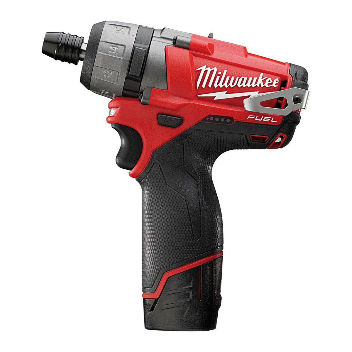 Milwaukee M12CD-202C 12V FUEL Brushless Sub Compact Driver With 2 x 2.0Ah Batteries Charger & Case 4933440568