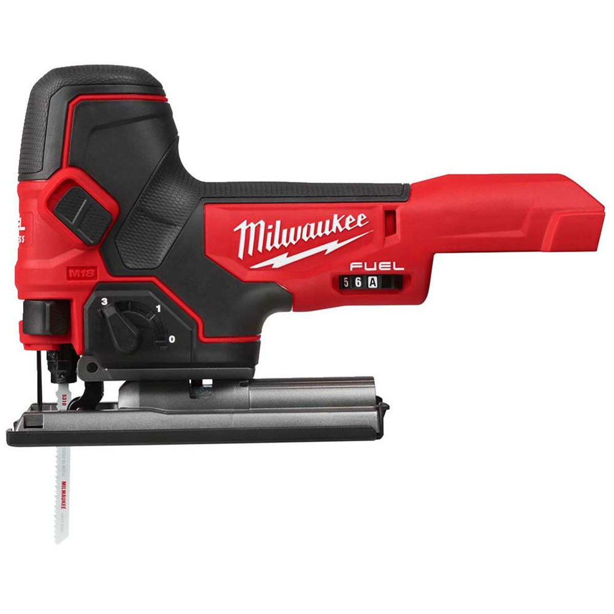 Milwaukee M18FBJS-0 18V FUEL Brushless Jigsaw with 1 x 5.5Ah Battery Charger & Bag