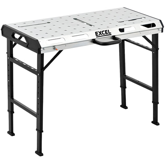 Excel Portable Steel Welding Table & Work Bench with Adjustable Height