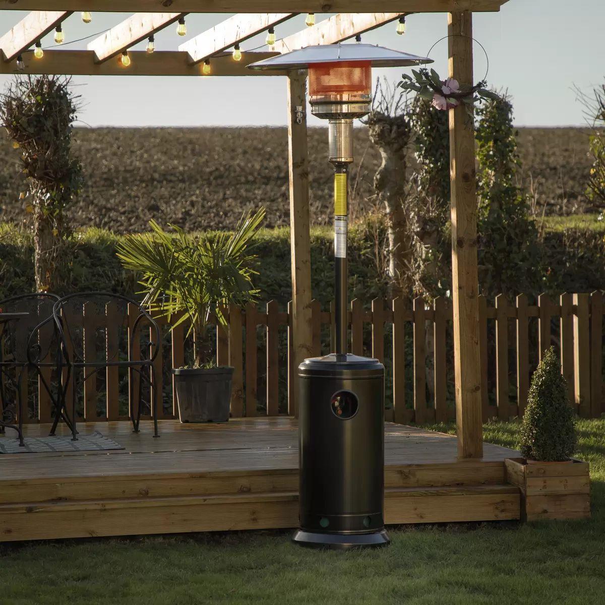 Sealey DG1 Dellonda Outdoor Garden Gas Heater 13kW Commercial & Domestic Black