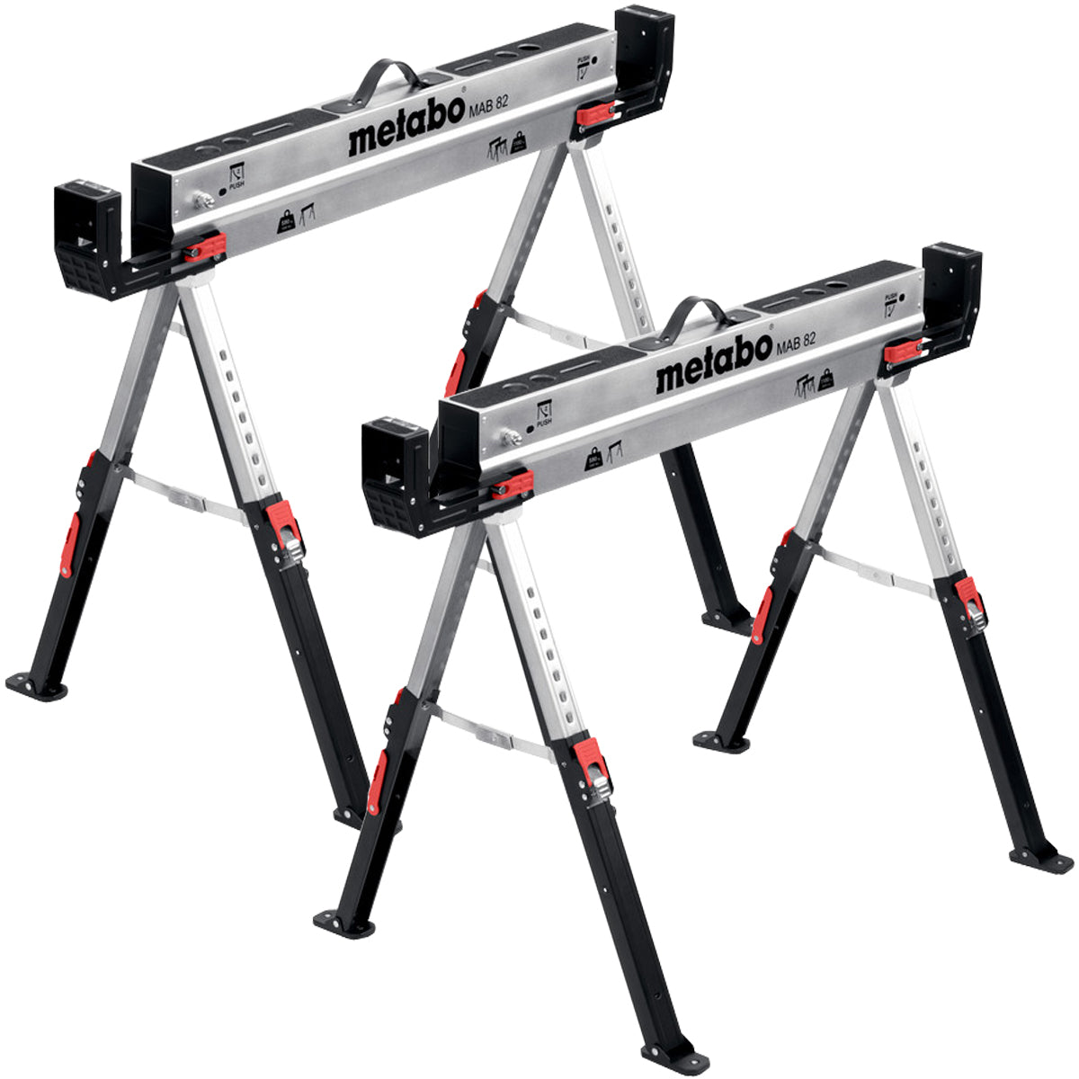 Metabo Sawhorse Work Trestle Set Twin Pack MAB 82 626990000