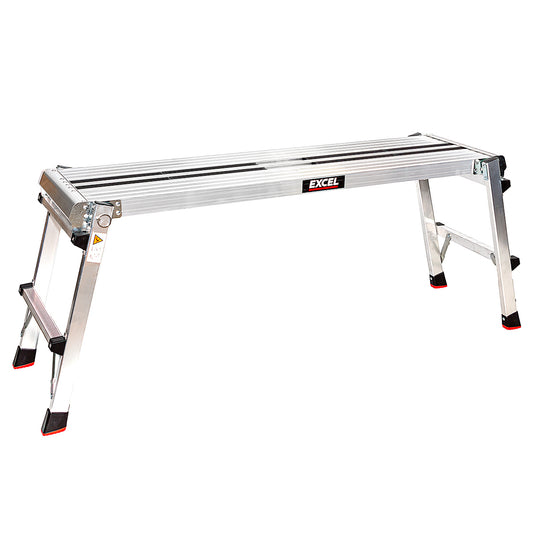 Excel Aluminium Hop Up Heavy Duty Work Platform Bench 1190 x 306 mm