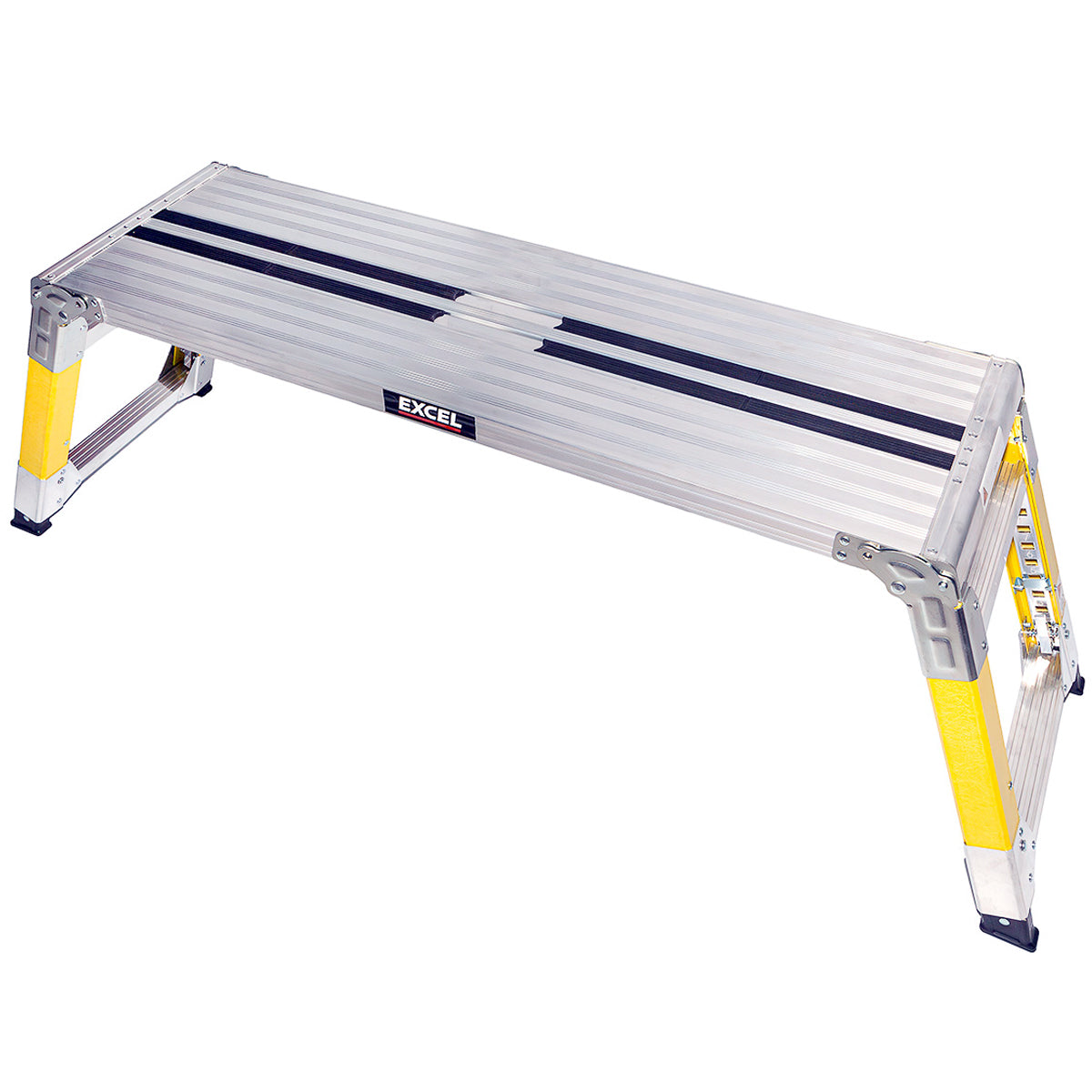 Excel Fibreglass Hop Up Folding Platform Work Bench with Adjustable Height 1200 x 350 mm