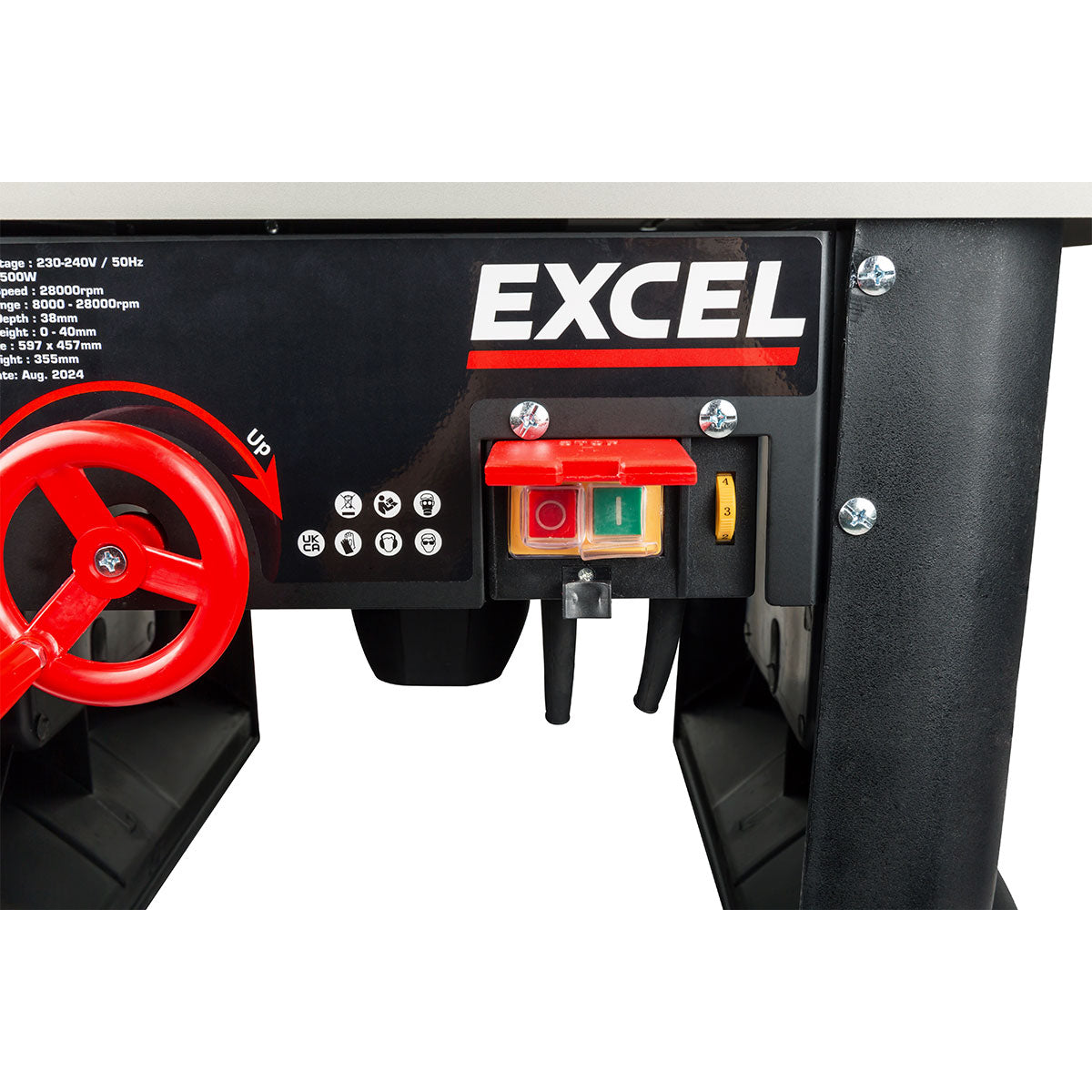 Excel Table Router Cutter 240V/1500W Black