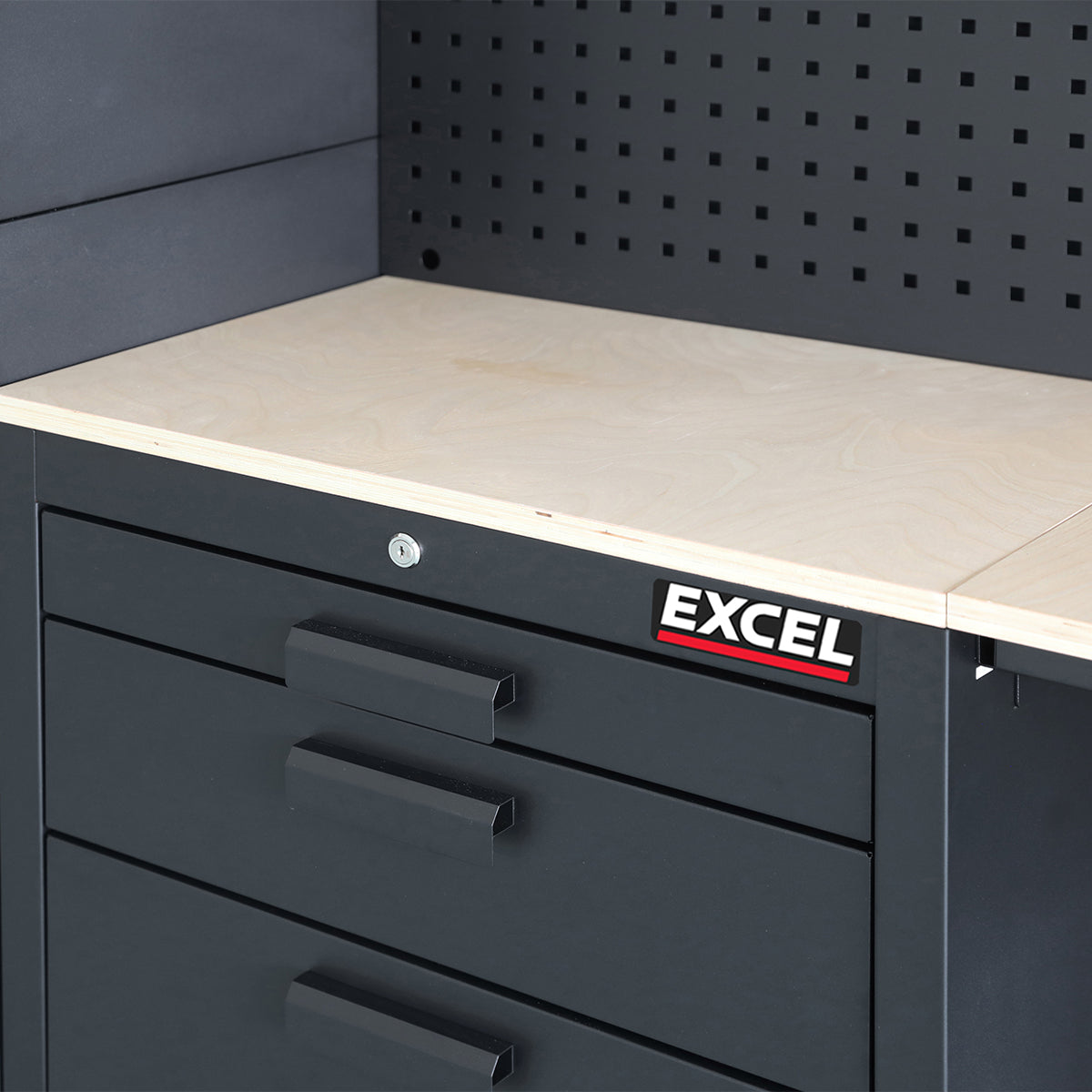 Excel 8 Piece Heavy Duty Garage Cabinet Combo 722mm x 400mm x 1830mm