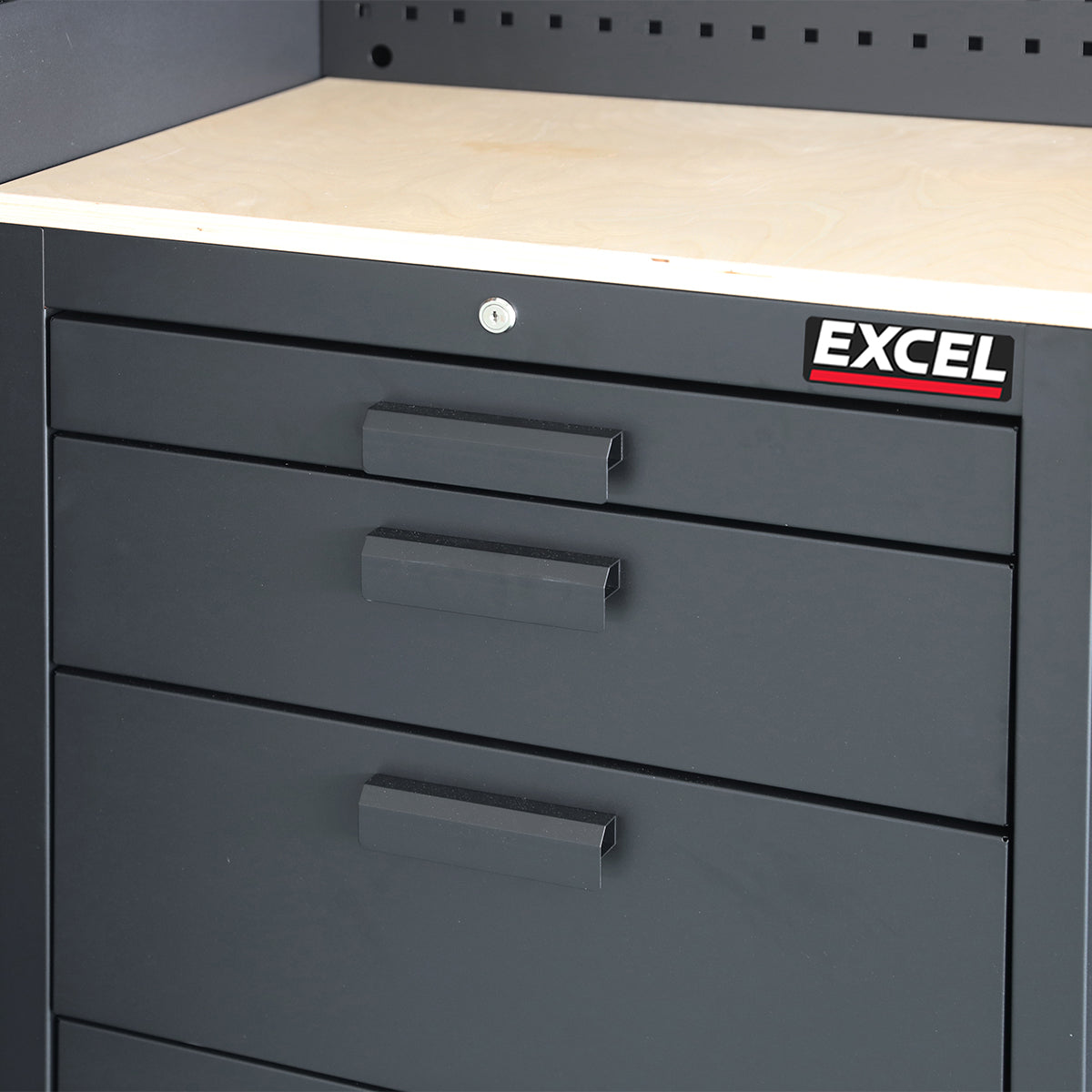 Excel 8 Piece Heavy Duty Garage Cabinet Combo 722mm x 400mm x 1830mm