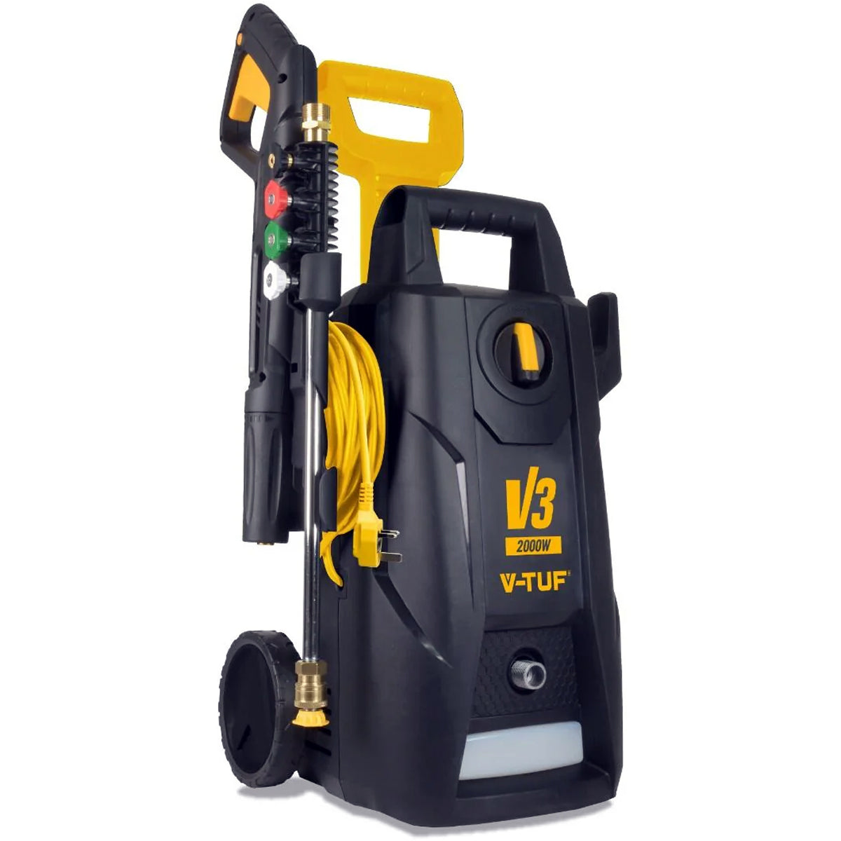 V-TUF V3-240X2 240V Portable Electric Pressure Washer 2175psi, 150Bar, 7.5L/min