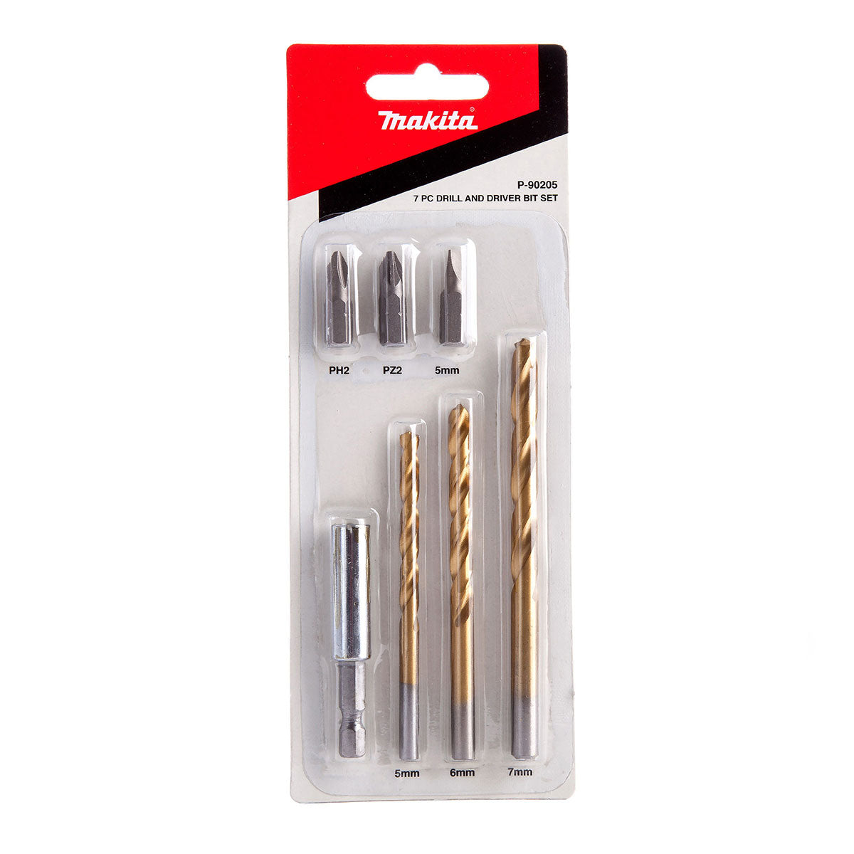 Makita P-90205 Drill & Driver Bit Set 7 Piece