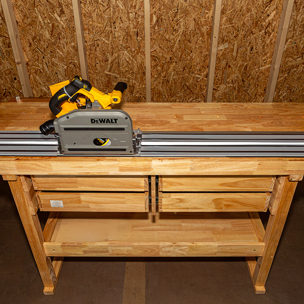 1.6m Guide Rail Tracksaw for Dewalt Plunge Saw DWS520, DCS520N