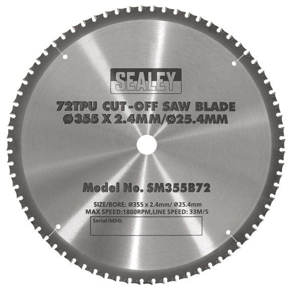 Sealey SM355B72 Cut-Off Saw Blade