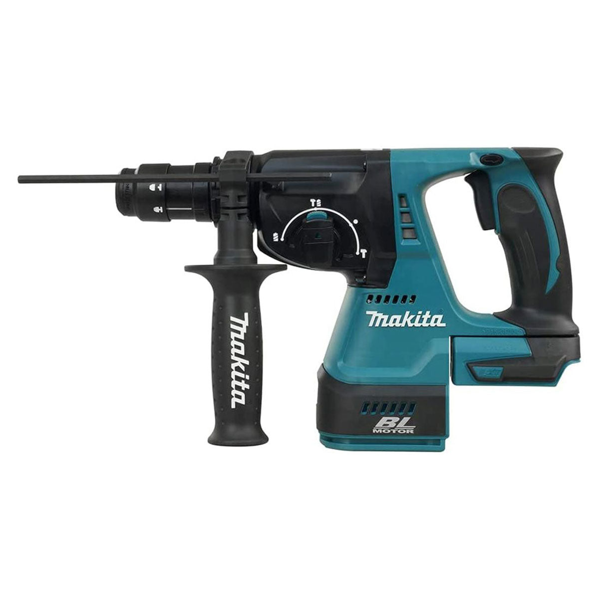 Makita DHR243RTJ 18V LXT Brushless 24mm SDS-PLUS Rotary Hammer Drill With 2 x 5.0Ah Battery, Charger & Case