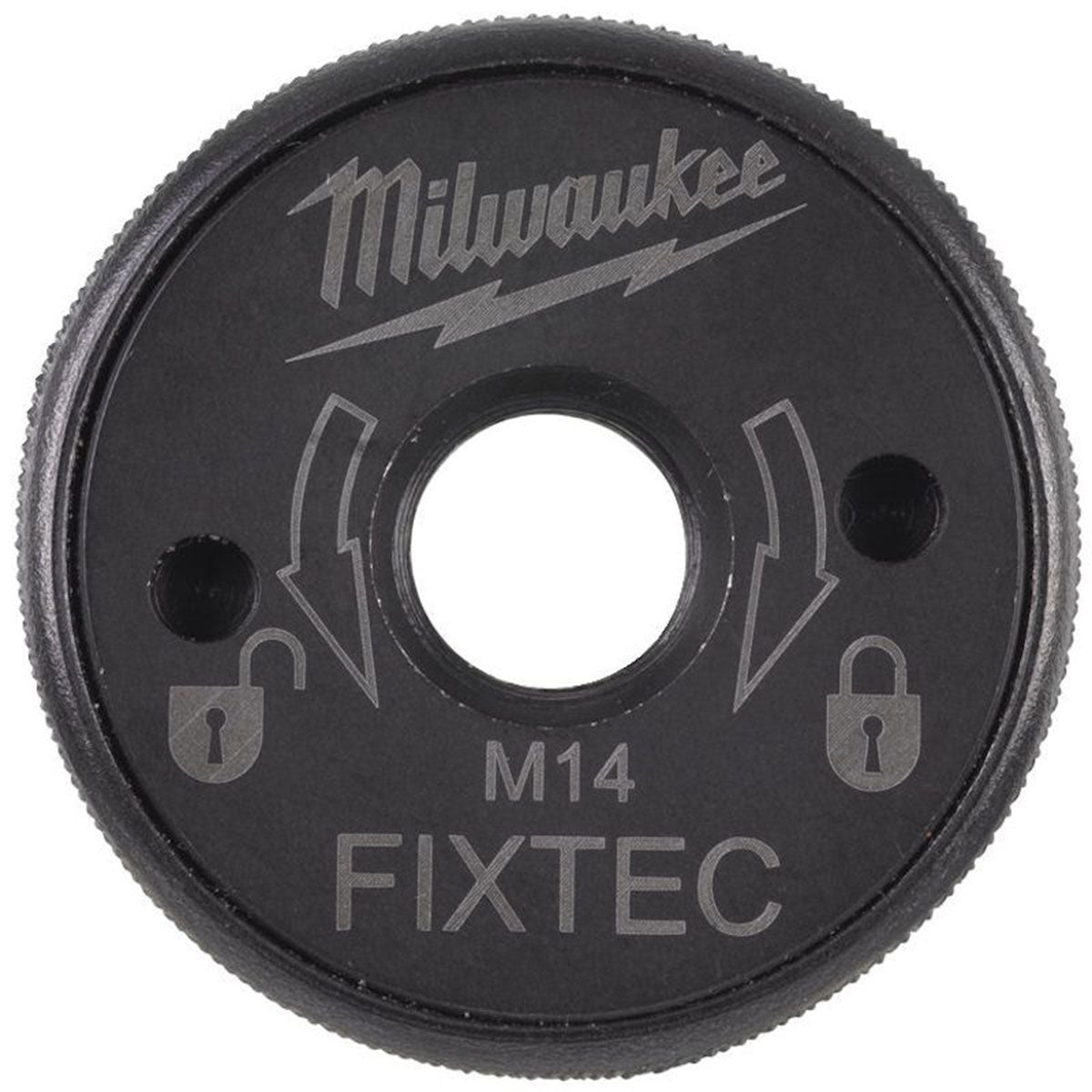 Milwaukee XL Fixtec Nut for 180mm and 230mm Grinders M14 Thread 4932464610