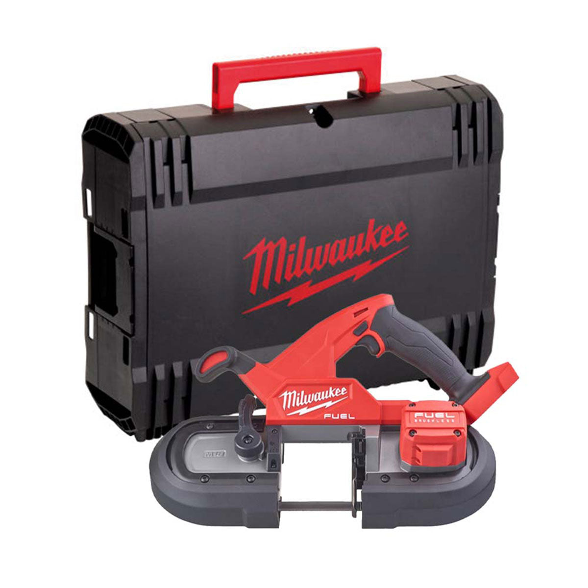 Milwaukee M18FBS85-0C 18V FUEL Brushless 85mm Compact Bandsaw with 1 x 5.0Ah Battery Charger & Case