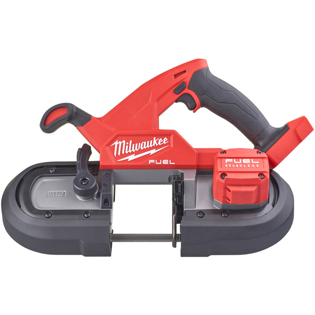 Milwaukee M18FBS85-0C 18V FUEL Brushless 85mm Compact Bandsaw with 1 x 5.0Ah Battery Charger & Case