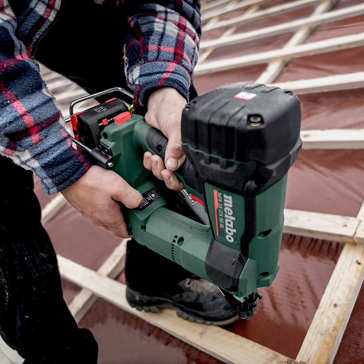 Metabo NFR 18 LTX 90 BL 18V Brushless First Fix Framing Nailer Body Only & Metabox 612090840
