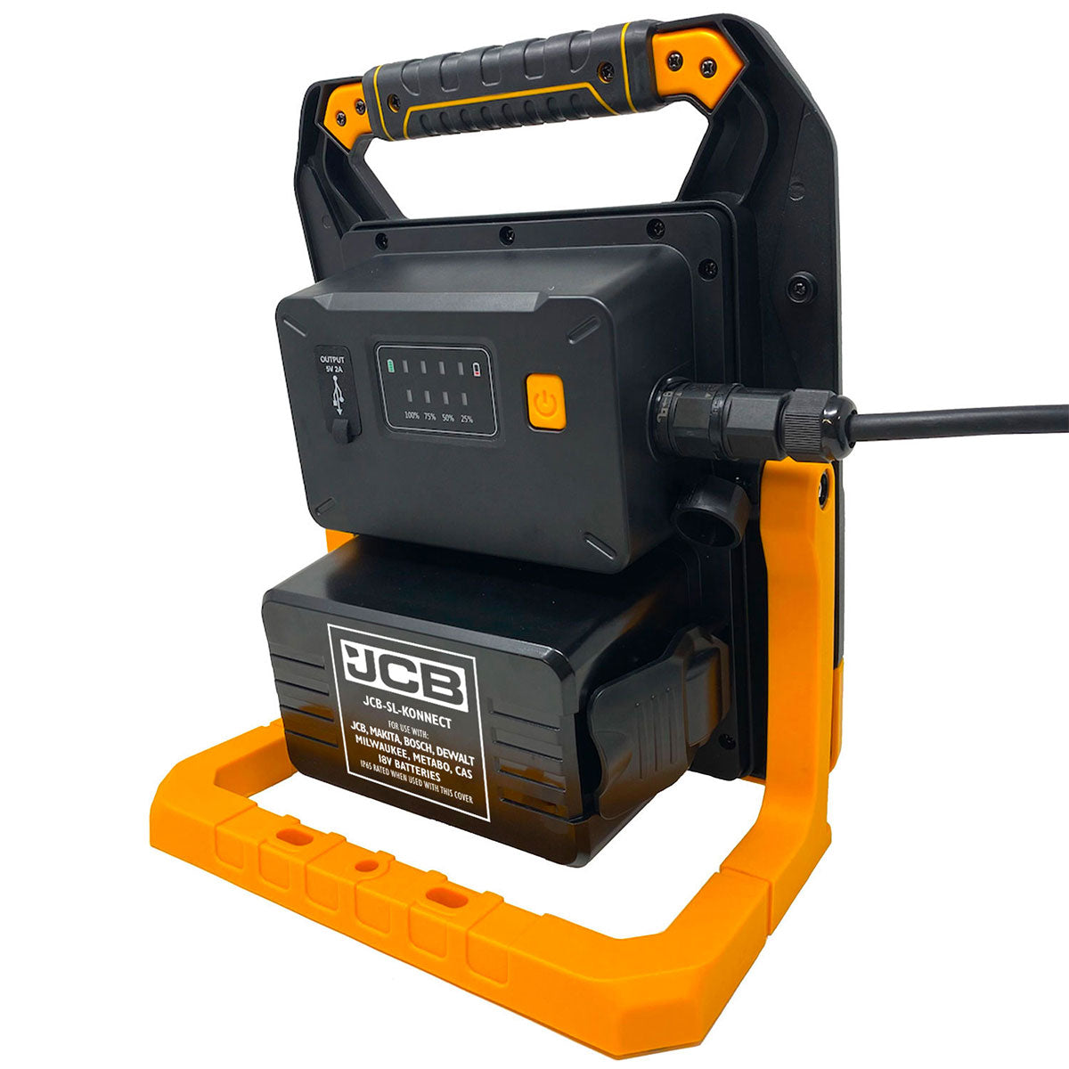 JCB Konnect Hybrid Work Light 6500 Lumen with 5 connectors JCB-SL-KONNECT65