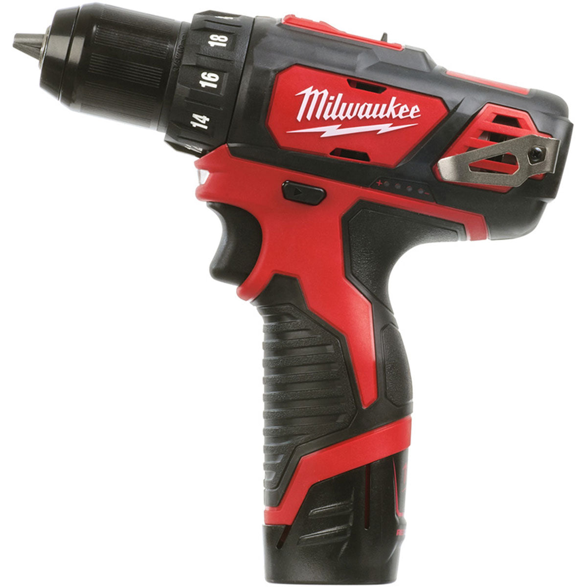 Milwaukee M12BDD-202C 12V Sub Compact Drill Driver with 2 x 2.0Ah Battery Charger & Case 4933443891