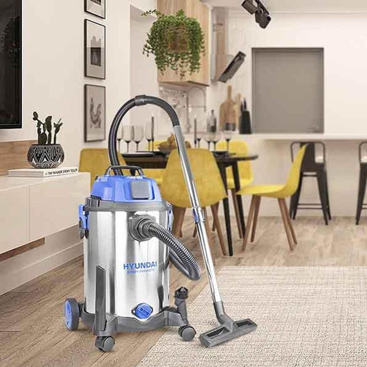 Hyundai HYVI3014 3-In-1 Wet and Dry Electric Vacuum Cleaner HEPA Filtration 230V/1400W