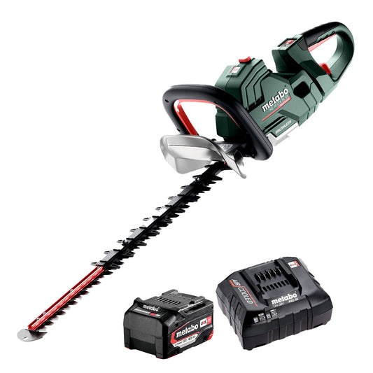 Metabo HS 18 LTX BL 55 18V Brushless 55cm Hedge Trimmer with 1 x 4.0Ah Battery & Charger