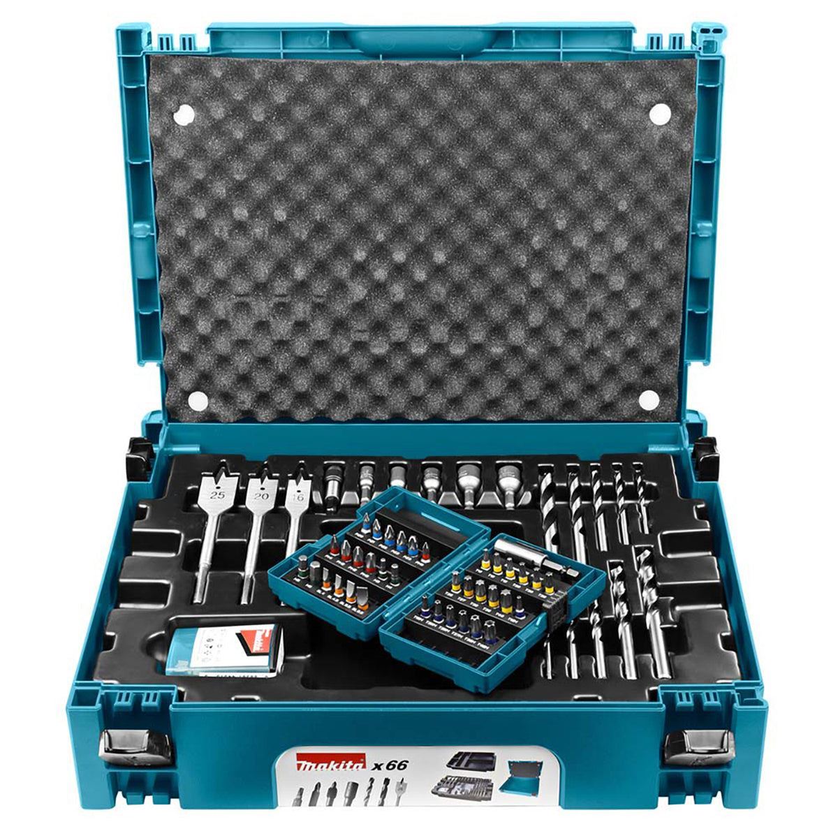Makita B-43044 Makpac Drill & Screw Bit Set Of 66 Pieces
