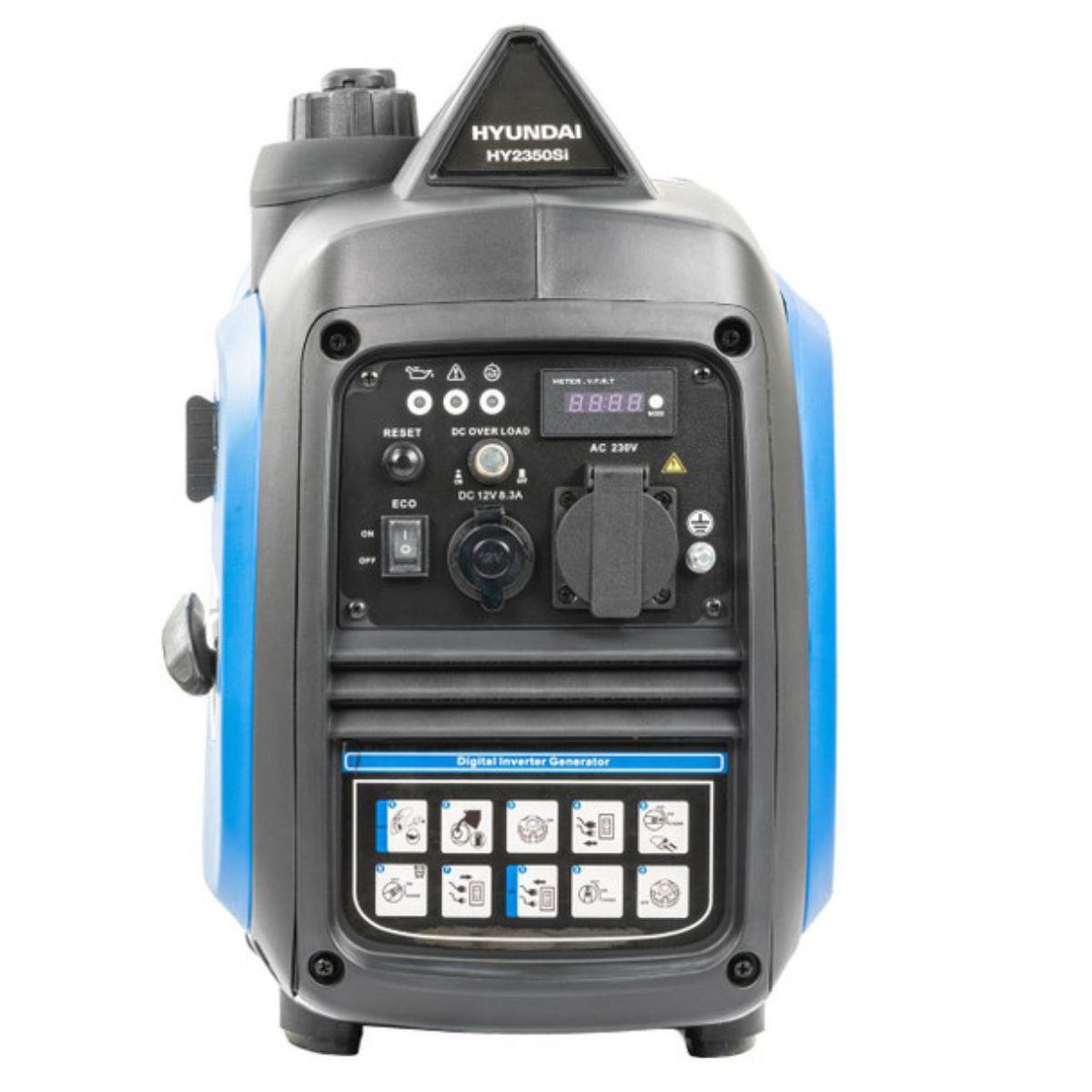 Hyundai HY2350Si Inverter Generator Recoil Start Pure Sine Wave 230V/2000W