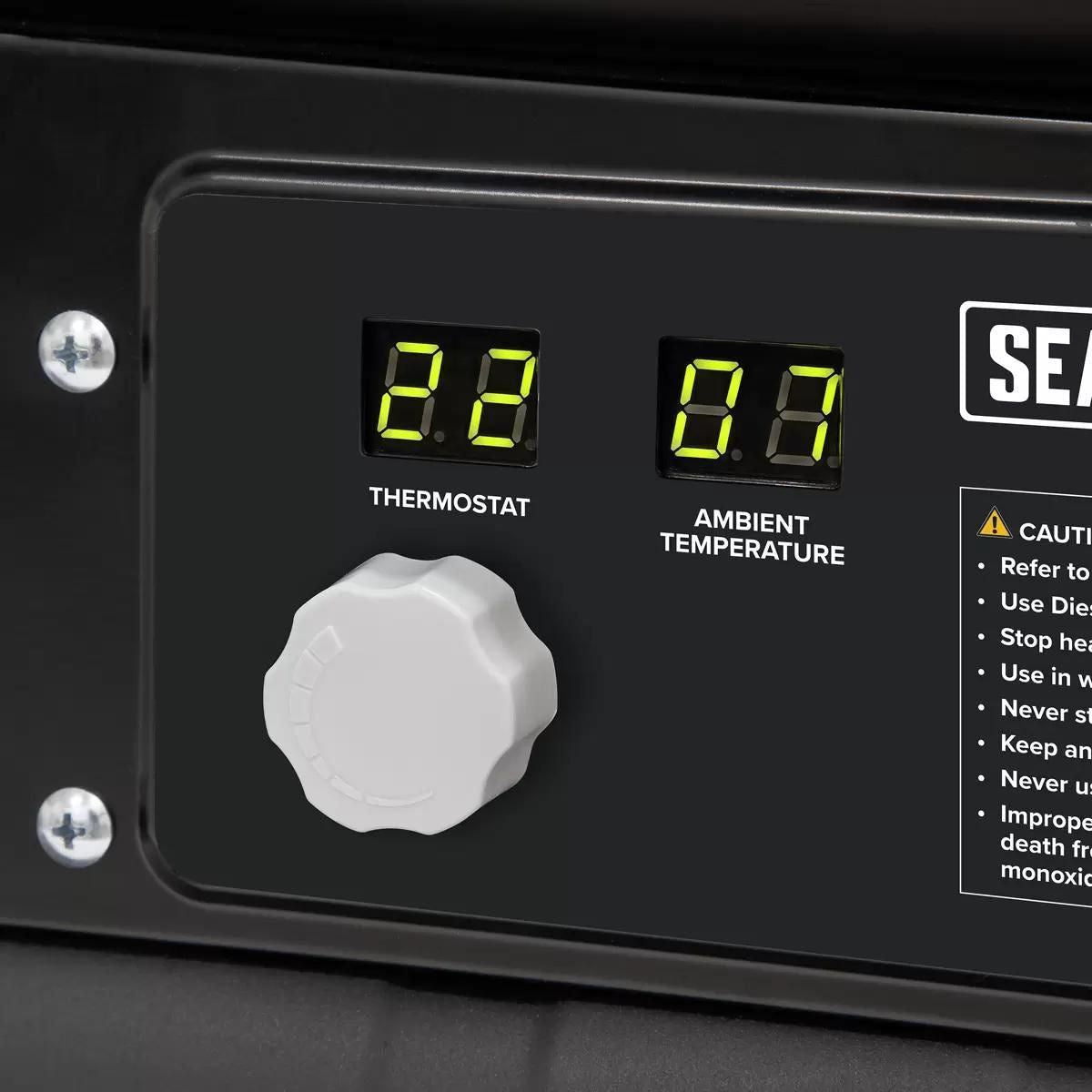 Sealey AB350 22L Space Warmer Paraffin Kerosene Diesel Heater 230V/186W