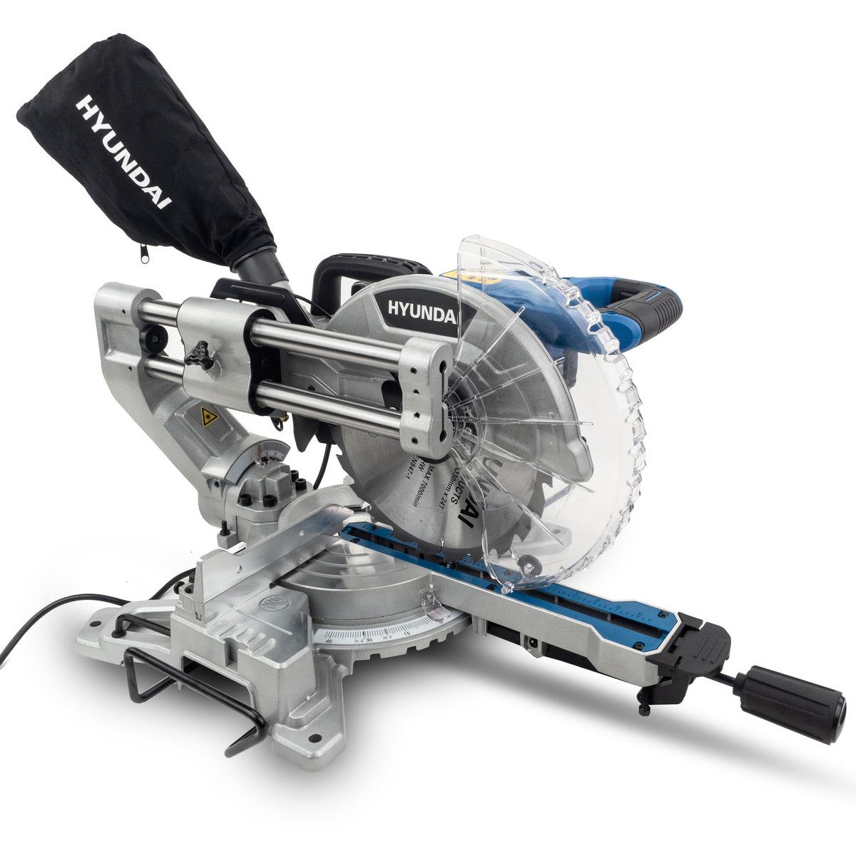 Hyundai HYMS2000E Electric Mitre Saw / Chop Saw with 255mm Blade 230V/2000W