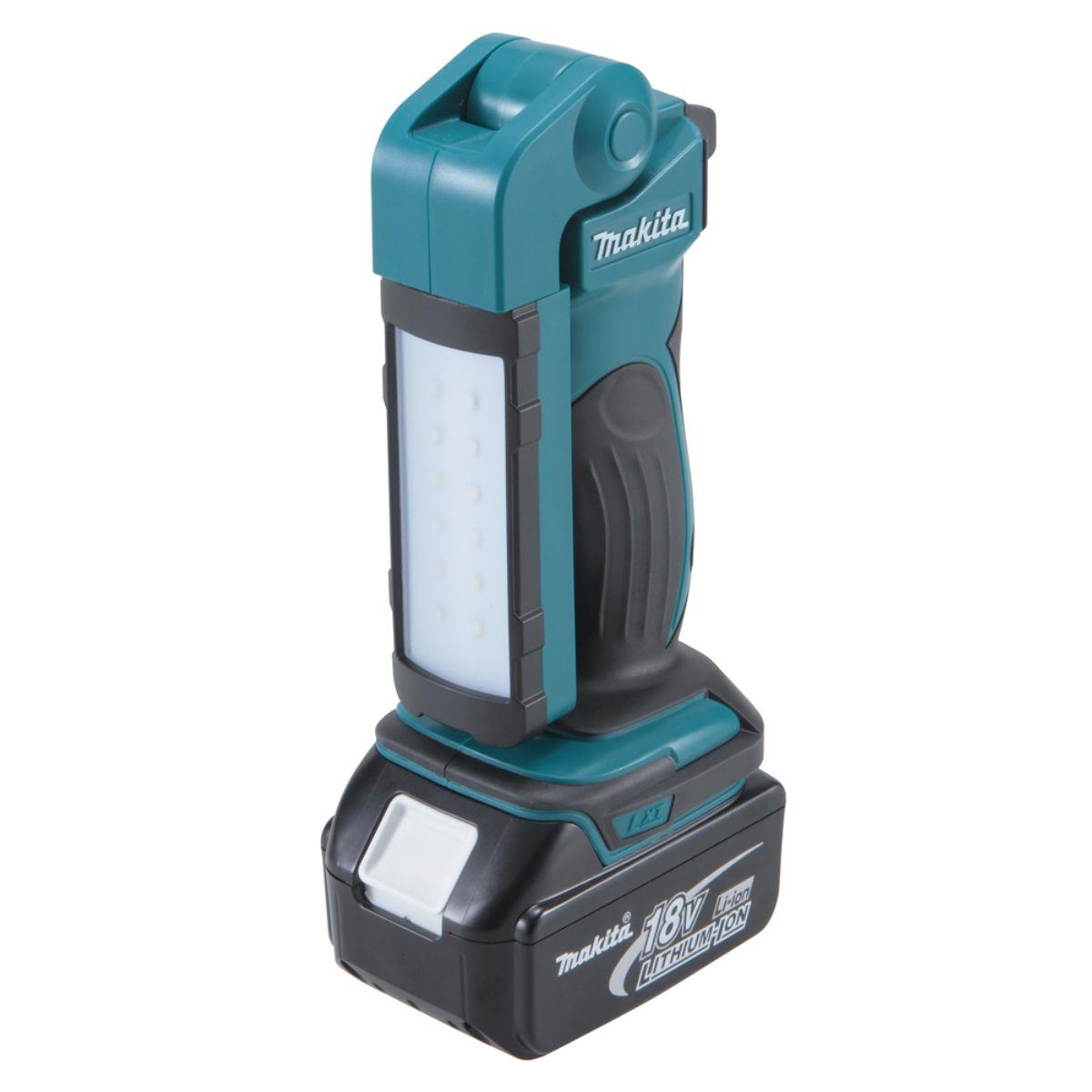 Makita DML801 18V Rechargeable Florescent 12 LED Light Torch with 1 x 5.0Ah Battery & Charger