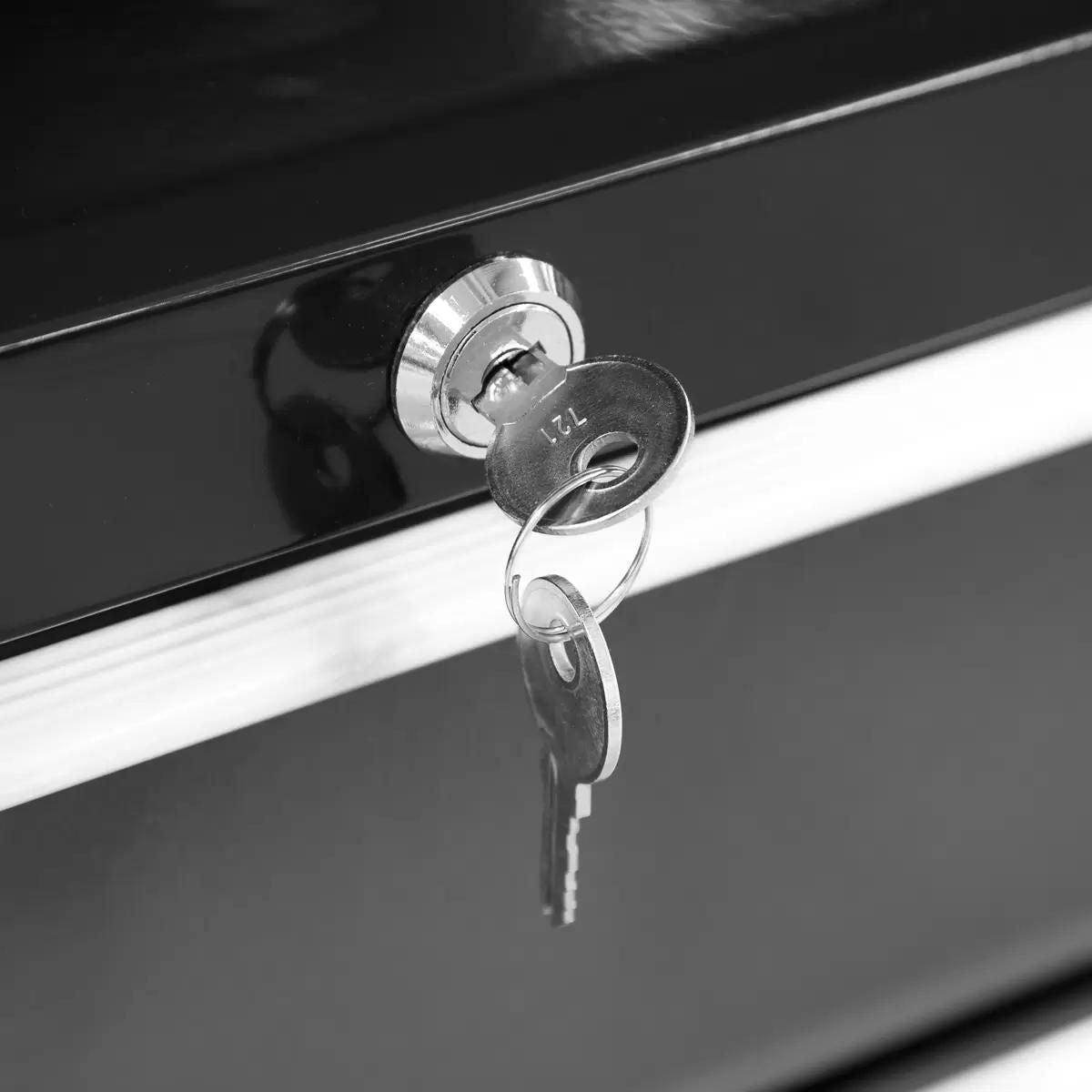 Sealey AP2505B Rollcab 5 Drawer with Ball Bearing Runners Black/Grey