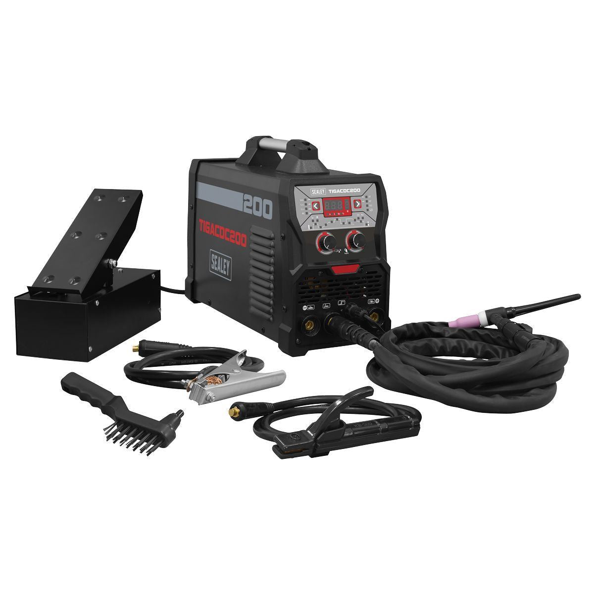 Sealey TIGACDC200 TIG/MMA AC/DC Pulse Inverter Welder 200A/230V
