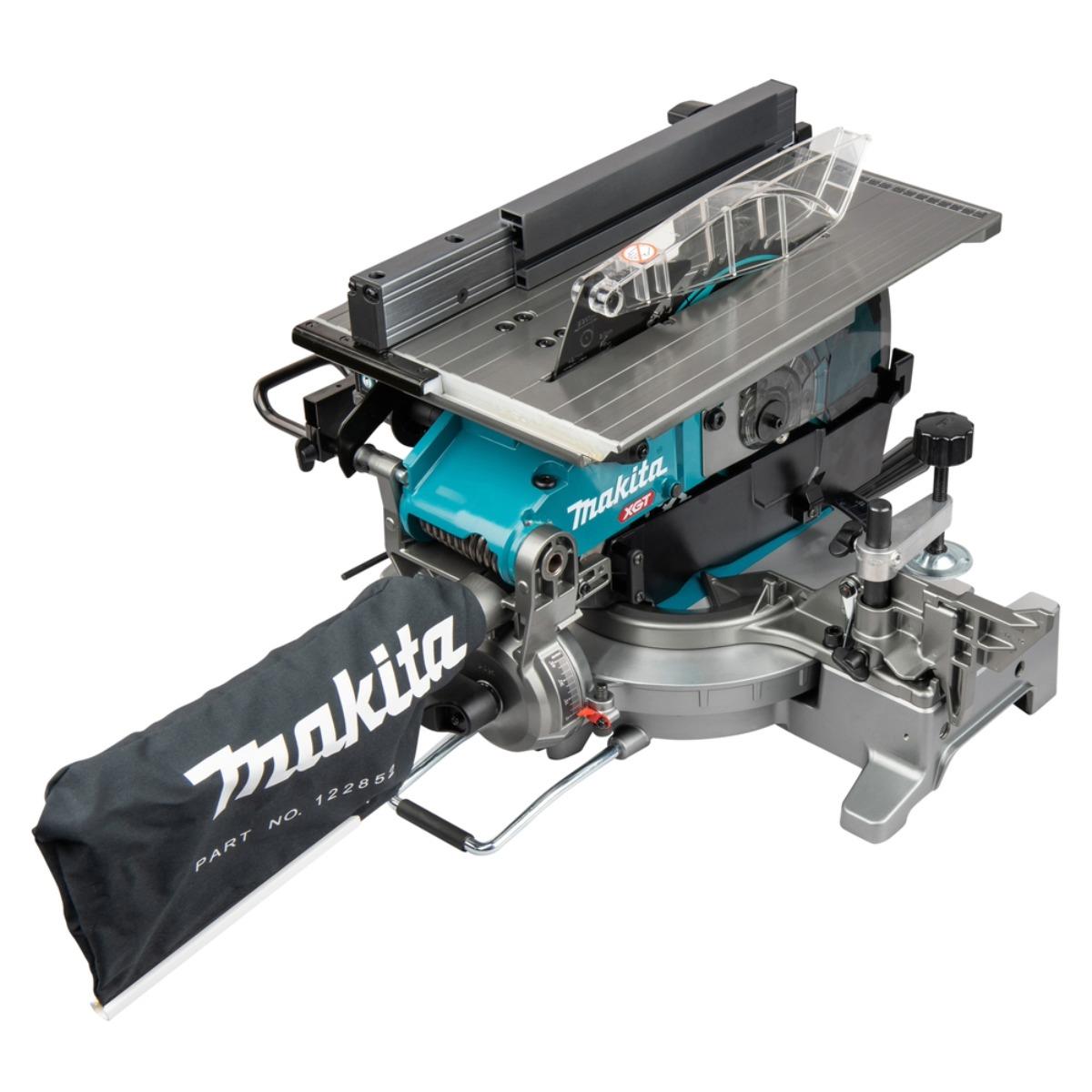 Makita LH001GZ 40V Max XGT Brushless 260mm Table Top Mitre Saw with 1 x 5.0Ah Battery & Charger