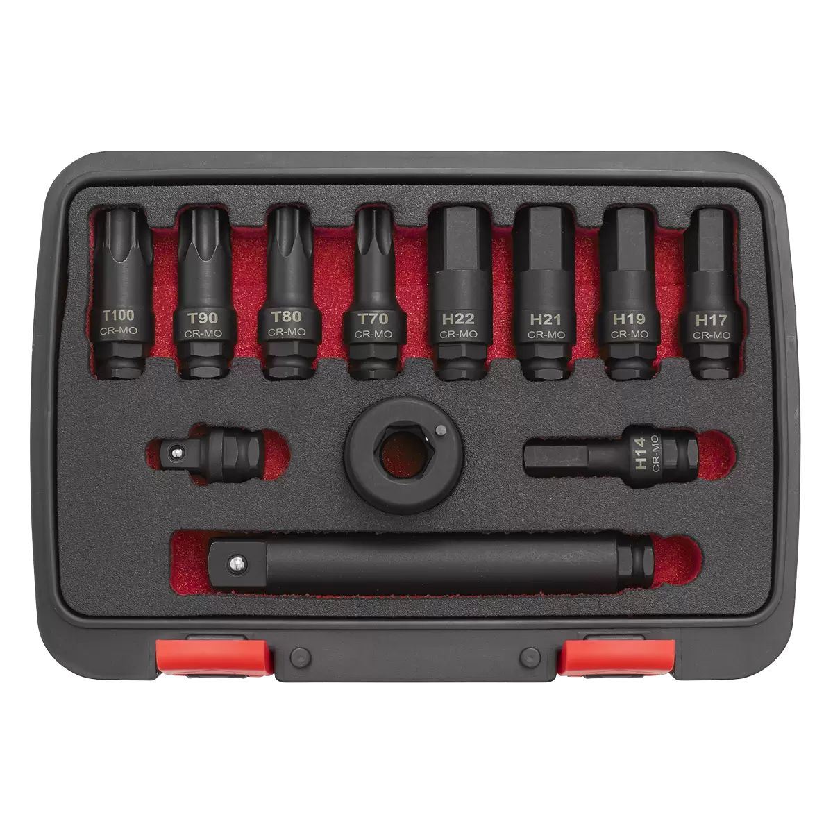 Sealey AK5617 Impact Socket Bit & Accessories Set 12pc 3/4