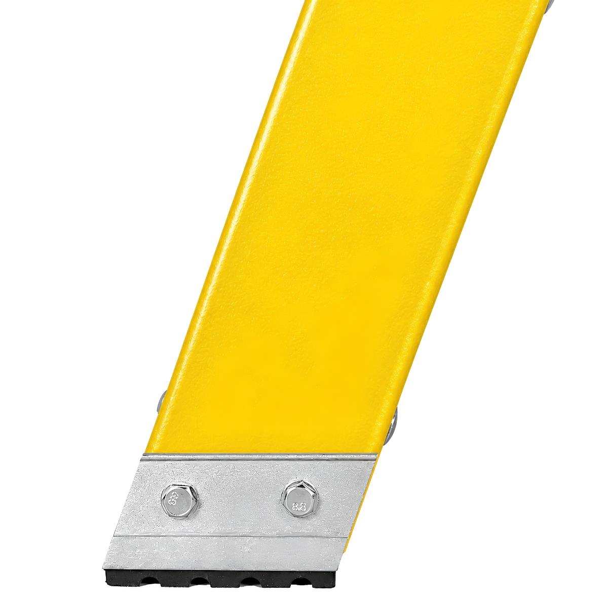 Excel Electricians Fibreglass Platform Step Ladder 4 Tread 1.57m EN131 Yellow